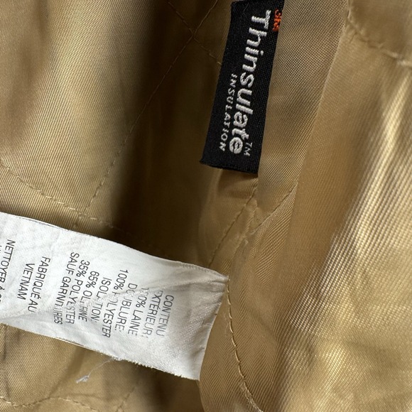 L.L. Bean Vintage Wool Duffle Coat Women's 12 Bellandi Italian Fabric Hooded - Picture 4 of 9